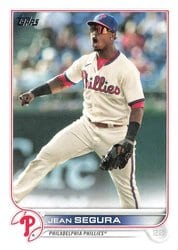 2022 Topps Base Set Jean Segura #178 card