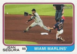 2023 Topps Heritage Base Set Jean Segura #452 card