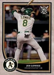 2018 Topps Big League Base Set Jed Lowrie #108 card