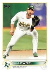 2022 Topps Base Set Jed Lowrie #343 card