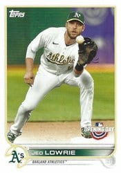 2022 Topps Opening Day Base Set Jed Lowrie #198 card