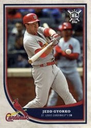 2018 Topps Big League Base Set Jedd Gyorko #390 card