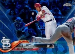 2018 Topps Chrome Sapphire Edition Base Set Jedd Gyorko #189 card