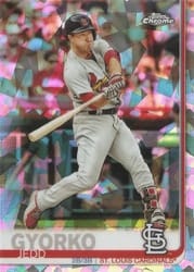 2019 Topps Chrome Sapphire Edition Base Set Jedd Gyorko #261 card