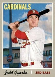 2019 Topps Heritage Base Set Jedd Gyorko #139 card