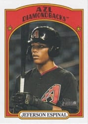 2021 Topps Heritage Minor League Base Set Jeferson Espinal #33 card