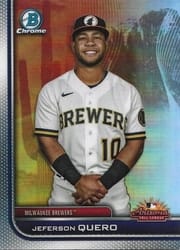 2023 Bowman Chrome 2022 AFL Fall Stars Jeferson Quero #AFLS-10 card
