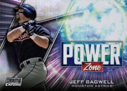 2020 Stadium Club Chrome Power Zone Jeff Bagwell #PZ-15 card