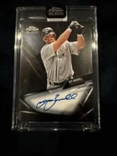 2021 Topps Chrome Black Autographs Jeff Bagwell #CBA-JBA card
