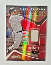 2022 Panini Absolute Hall of Fame Memorabilia Jeff Bagwell #HFM-JB card