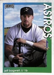 2022 Topps Archives Snapshots Base Set Jeff Bagwell #37 card