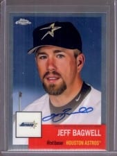 2022 Topps Chrome Platinum Anniversary Autographs Jeff Bagwell #CPA-JBA card