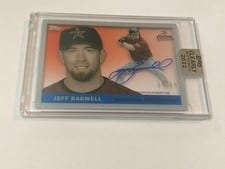 2022 Topps Clearly Authentic 1955 Reimagining Autographs Jeff Bagwell #55RA-JB card