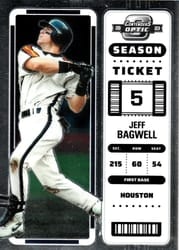 2023 Panini Chronicles Contenders Optic Jeff Bagwell #15 card