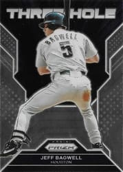 2023 Panini Prizm Three-Hole Jeff Bagwell #TH7 card