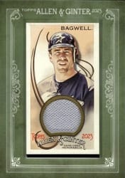 2023 Topps Allen & Ginter Framed Mini Relics Jeff Bagwell #MFR-JB card