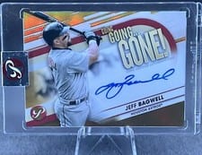 2023 Topps Pristine Going, Going Gone Autographs Jeff Bagwell #GA-JB card