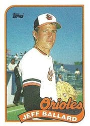 1989 Topps Base Set Jeff Ballard #69 card