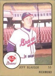 1988 ProCards Base Set Jeff Blauser #18 card