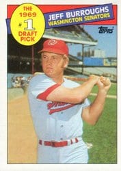 1985 Topps Base Set Jeff Burroughs #272 card