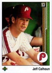 1989 Upper Deck Base Set Jeff Calhoun #33 card