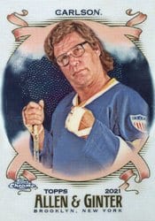 2021 Topps Allen & Ginter Chrome Base Set Jeff Carlson #256 card
