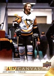 2022-23 Upper Deck UD Canvas Jeff Carter #C185 card