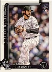 2025 Topps Update Base Set Jeff Criswell #US5 card