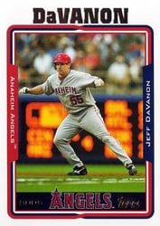 2005 Topps Base Set Jeff DaVanon #45 card