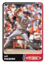 2003 Topps Total Base Set Jeff Fassero #35 card