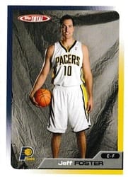 2005-06 Topps Total Base Set Jeff Foster #338 card