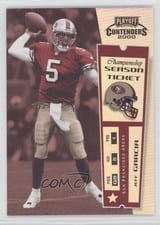2000 Playoff Contenders Jeff Garcia #74 card