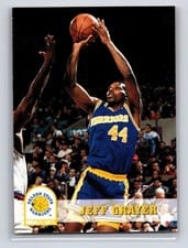 1993-94 Hoops Base Set Jeff Grayer #338 card
