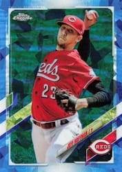 2021 Topps Chrome Update Sapphire Edition Base Set Jeff Hoffman #US189 card