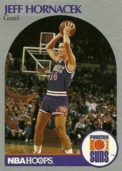 1990-91 Hoops Base Set Jeff Hornacek #236 card