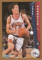 1992-93 Fleer Base Set Jeff Hornacek #171 card