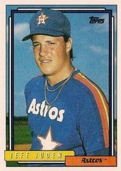 1992 Topps Base Set Jeff Juden #34 card