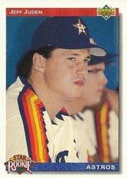 1992 Upper Deck Base Set Jeff Juden #6 card
