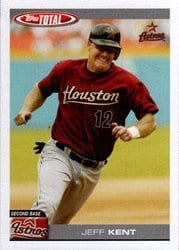 2004 Topps Total Base Set Jeff Kent #400 card