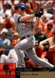 2009 Upper Deck Base Set Jeff Kent #197 card