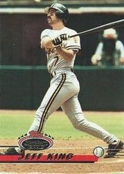 1993 Stadium Club Base Set Jeff King #93 card