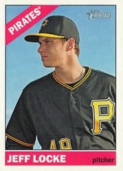 2015 Topps Heritage Base Set Jeff Locke #47 card