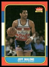 1986 Fleer Jeff Malone #67 card