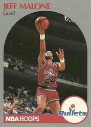 1990-91 Hoops Base Set Jeff Malone #301 card