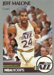 1990-91 Hoops Base Set Jeff Malone #437 card