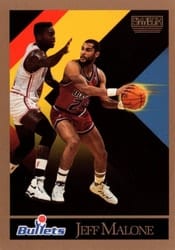 1990-91 SkyBox Base Set Jeff Malone #292 card