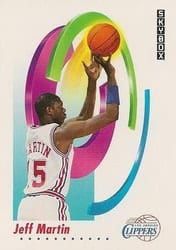 1991-92 SkyBox Base Set Jeff Martin #128 card