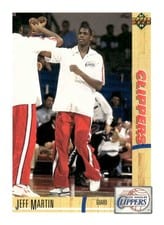 1991-92 Upper Deck Base Set Jeff Martin #162 card
