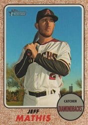 2017 Topps Heritage Base Set Jeff Mathis #670 card