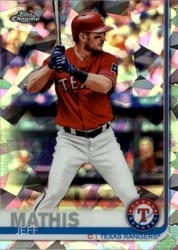 2019 Topps Chrome Sapphire Edition Base Set Jeff Mathis #681 card